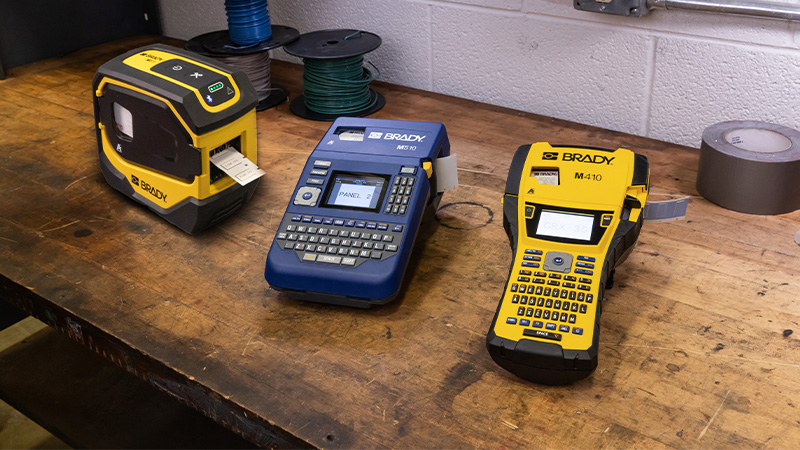 De M511, M510 en M410 labelprinters.